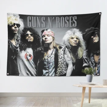 GUNS N ROSES dimensiune Mare trupa de rock Semn retro poster 56X36 cm HD Bannere, Steaguri pânză de artă studio Living decor