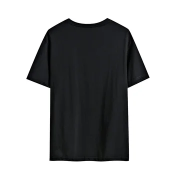 Imprimarea Slim Maneca Scurta tricou Barbati din Bumbac Alb T-shirt