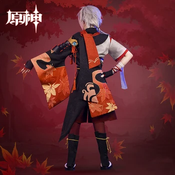 Joc Anime Genshin Impact Kiryu Kazuha Costum De Luptă Petrecere Superba Uniformă Cosplay Costum Halloween Barbati Transport Gratuit 2021 Noi