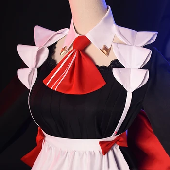 Joc Anime Genshin Impact Noelle KFC Hidraulic Funcționar Costum de Servitoare Minunat Rochie Uniformă Cosplay Costum Halloween Femei cu Transport Gratuit