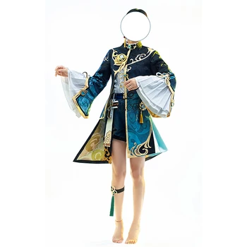 Joc Genshin Impact Costum Xing Qiu Petrecere De Halloween Cosplay Costum Pentru Femei Fete Set Complet