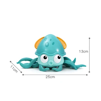 Jocuri De Apa Octopus Ceasul De Baie Pentru Copii Jucarii De Baie Coarda Tras Plin De Ceasornic Crab Pe Plaja Piscina Jucarii Interactive