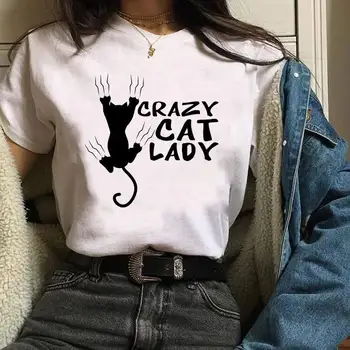 Kawaii tipărite tricou Femei animale Drăguț Grafic Vara 90 Haine de Moda Lady Teuri Topuri Femei T Shirt pentru Femei T-Shirt