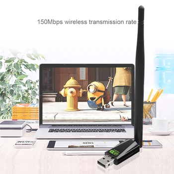 Kebidu 150Mbps Wireless USB placa de Retea RTL8188GU 802.11 b/n/g WiFi de Mare Viteză LAN Adapter WiFi Antena Receptor Free Driver