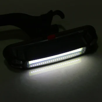 LED Intermitent Biciclete Coada Lumina de Încărcare USB rezistent la apa de Siguranță lampa de control Monocromatice în Două culori Coada de Lumină Echipament de Echitatie