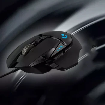 Logitech G102/G304/G502 LIGHTSYNC Gaming Mouse Optic 8.000 de DPI, 16.8 M Culori LED Personalizarea, 6 Butoane