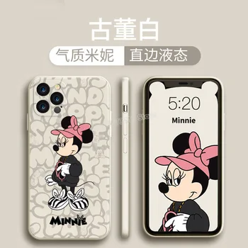 Mickey Minnie Telefon Mobil Caz Disney, Serie Capac de Protecție pentru Iphone12 Iphone11 All-inclusive, Desene animate Accesorii Telefon