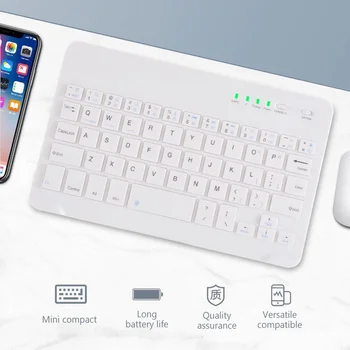 Mini Tastatura Wireless Bluetooth Tastatură Pentru ipad Pro, Tableta Telefon engleză Reîncărcabilă tastatură Pentru Android ios Windows