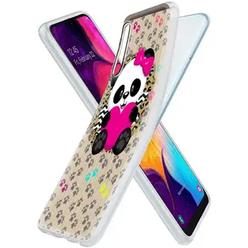 Montate Caz pentru Samsung A50 A51 A70 A71 S20 FE Telefon Cover pentru Galaxy A10 A20e A30 A40 A20s Capas de Desene animate Drăguț Panda