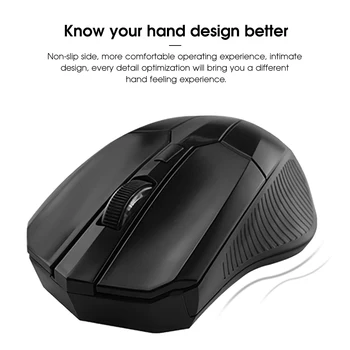 Mouse-ul fără fir, Cu Receptor USB 1600 DPI Silent Mouse de Gaming Mouse Optic, Pentru computer Opto-Electronice de Soareci Pentru Laptop PC
