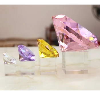 Multicolor Mare Cristal De Diamant Decor Petrecere Mare Diamant Propunere De Romantic Acasă Ornamente Petrecere De Crăciun Cadouri