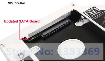NIGUDEYANG 12,7 mm 2 HDD SSD Hard Disk Optic golf Caddy Adaptor Cadru pentru Asus N55E N55SF N75E N75S N75SF N55SL