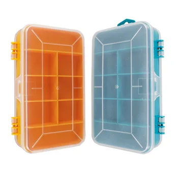 Noi 13 Grile Portabil Transparent Șuruburi Cutie De Depozitare-Side Dublu Multifunctional Instrument De Stocare De Caz De Caz De Plastic