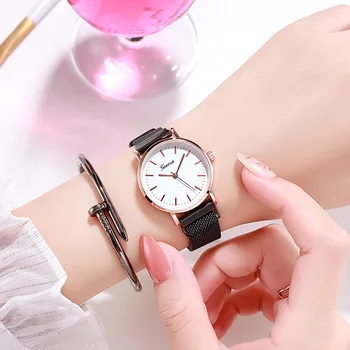 Noi Femeile De Moda Ceasuri De Lux Pentru Femei Brand Ceas Magnet Wteel Plasă Wtrap Doamnelor Ceas Cadou Fată Reloj Mujer Uita-Te