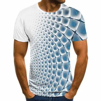 Nou Proiectat Tridimensional pentru Bărbați T-Shirt de Moda de Vară 2021 în Stil Bărbați T-Shirt XXS-6XL