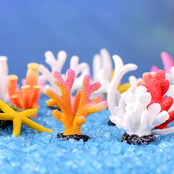 Ornamente Rezervor de pește Peisaj Acasă Decorare Acvarii 1 BUC Stea de mare Coral Artificial Microlandschaft Resion DIY Populare