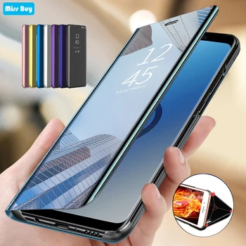 Pentru Apple iPhone SE 2020 Caz de Lux Oglinda Flip Smart Stand Telefon Caz Pentru iPhone S E În 2020 Caz Fundas Pentru iphoneSE 2020 Coque