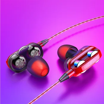 Pentru Samsung Xiaomi Stereo cu Fir Căști de Înaltă Bass 6D Stereo În Ureche Căști Auriculare Sport Casti Muzica casti Audio