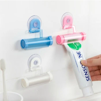 Plastic ieftin de Rulare Tub Storcator de pasta de dinti Dozatorul de Titularul de Fraier Dentare Crema de Baie de Alimentare accesorii baie set