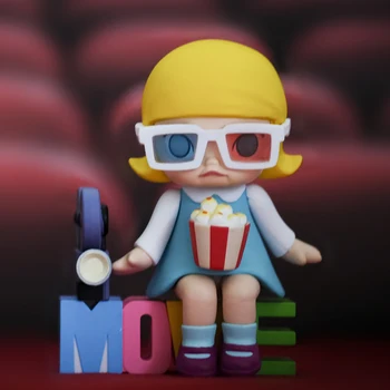 POP MART într-O Zi de Molly Serie pentru întreaga artă cutie jucarii figura Aleatoare cutie cadou Orb cutie de Acțiune Figura Ziua transport gratuit