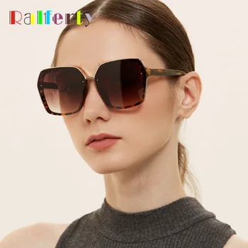 Ralferty coreean ochelari de Soare Femei 2020 Lux Pătrat Mare Moda Ochelari de Soare Vintage Nuante Anti UV oculos de sol feminino W9116