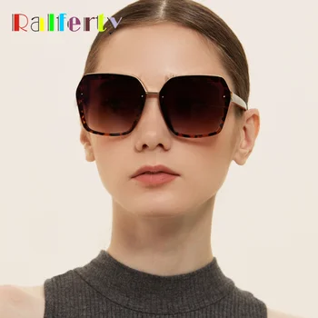 Ralferty coreean ochelari de Soare Femei 2020 Lux Pătrat Mare Moda Ochelari de Soare Vintage Nuante Anti UV oculos de sol feminino W9116