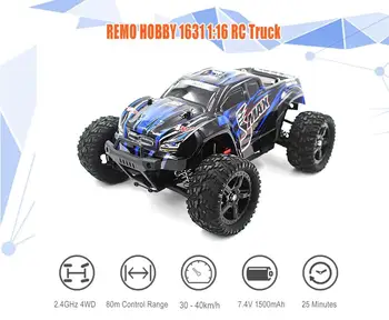 REMO 1631 1/16 2.4 G 4WD Periat Off Road Camion SMAX Masina RC
