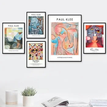 Rezumat Paul Klee Floare Fata Muzeului De Arta De Perete Panza Pictura Nordică Postere Si Printuri Poze De Perete Pentru Living Decorul Camerei