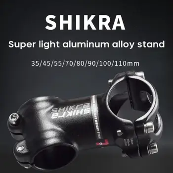 SHIKRA 31.8 mm Biciclete Stem 7 Grade MTB Drum de Munte cu Bicicleta Ghidon Stem 35/45/55/60/65/70/80/90/100/110mm Putere Biciclete Piese