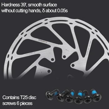 Sram Bicicleta Rotorului Frânei cu Discuri Centrala 160 mm 180mm 203mm din Oțel Inoxidabil Hidraulice Disc de Frână disc de munte MTB biciclete Rutier