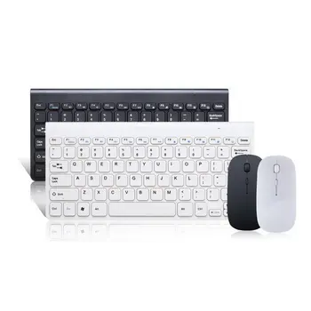 Tastatură fără fir și Mouse-ul Kit Ultra-Subțire și Durabil Mouse-ul și Tastatura Portabil Mouse-ul și Tastatura pentru PC-ul și Computerul