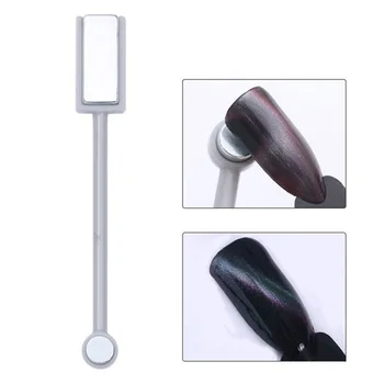 UR ZAHĂR Dublu-end Cat Eye Magnet Stick 3D Puternic Efect de Magie Placa pentru UV Gel de unghii Magnetic Gel Nail Art Instrument