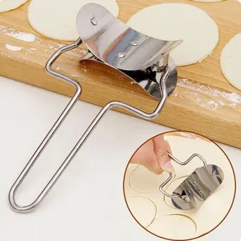 Ușor DIY Găluște Mucegai Aluat din Oțel Inoxidabil Cutter de Luare a Mașinii de Patiserie Instrument de Instrumente de Bucatarie Găluște Jiaozi Maker Dispozitiv
