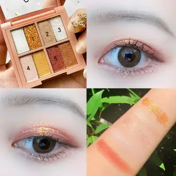 VONGEE 8 Culori Paleta Fard Mini Oogschaduw Paleta de Pământ Naturale Perlat Mat Fard de Ochi pentru Femei Fata de Ochi Cosmetice TSLM2