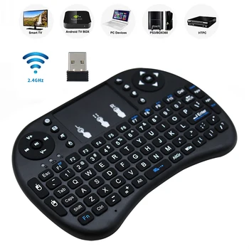 Wechip i8 rusă, engleză, Versiunea 2.4 GHz Wireless Keyboard Mouse-ul de Aer Cu Touchpad-ul Portabil de Lucru Cu Android TV BOX, Mini PC-ul 18