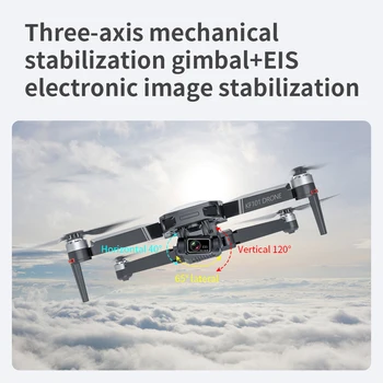 XCZJ 2021 NOU GPS Drona 4K Profesional 8K HD Camera 3-Axis Gimbal Drone 5G Wifi EIS Anti-Shake FPV Dron RC Pliabil Quadcopter