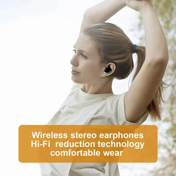 Y30 TWS Bluetooth 5.0 Wireless Căști Stereo Căști In-ear de Reducere a Zgomotului Căști Impermeabil cu Cască Cu Încărcare Caz
