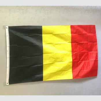 ZXZ transport Gratuit Mare steag Belgia 90x150cm negru galben roșu FI BEL belgia naționale poliester interior exterior steaguri